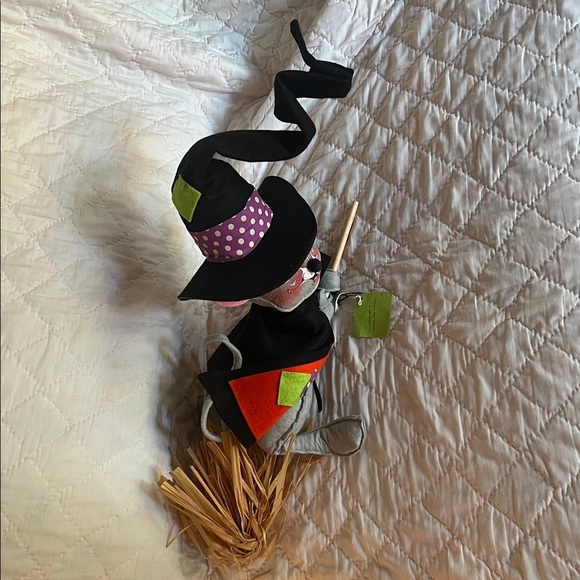 NWT Vintage Large Annalee 1965 Halloween Flying Mouse Witch Doll - Picture 4 of 8